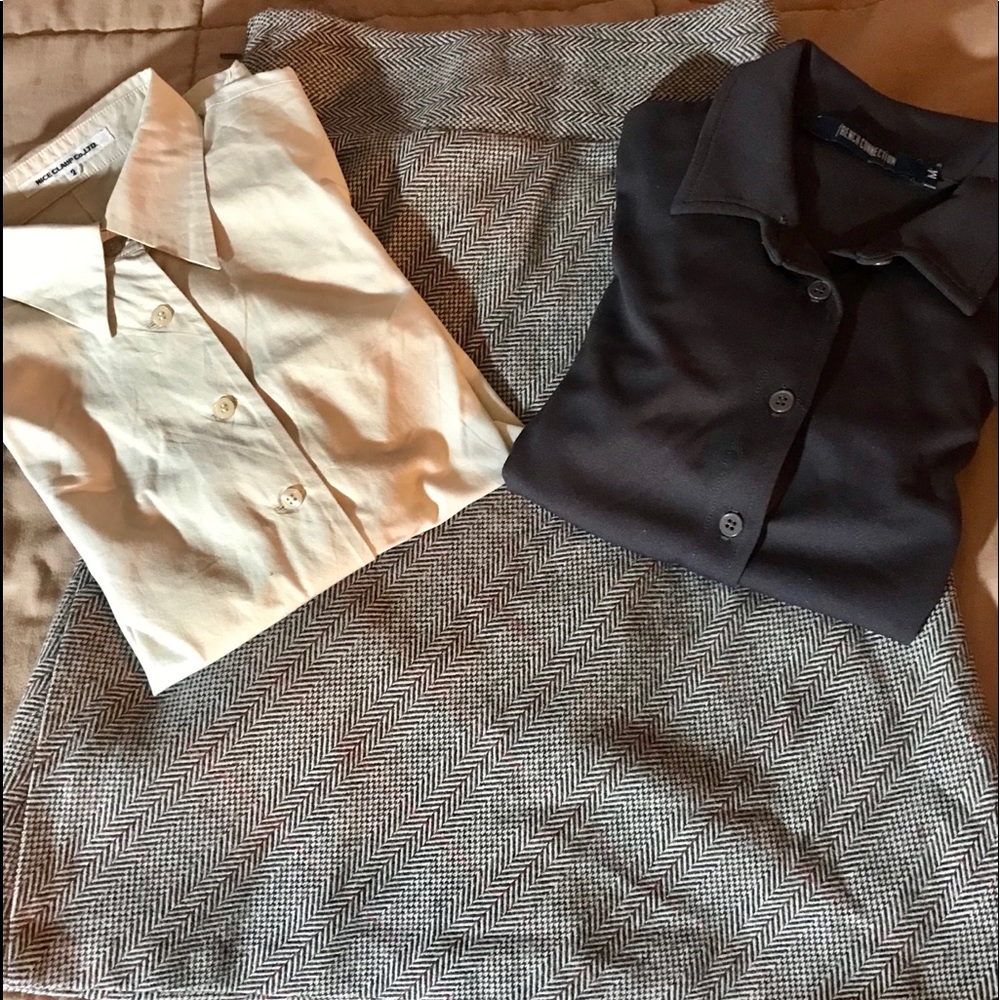 VINTAGE Benetton skirt, French Connection, NCco